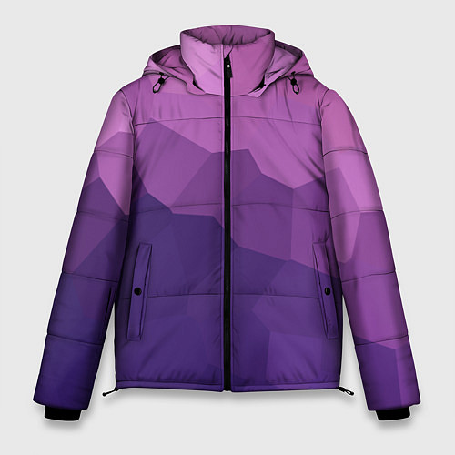 Мужская зимняя куртка Пикси кристаллы / 3D-Черный – фото 1