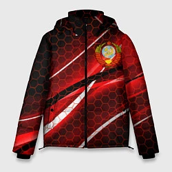 Куртка зимняя мужская СССР, цвет: 3D-красный