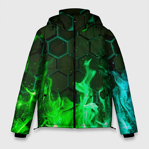 Мужская зимняя куртка Fire / 3D-Черный – фото 1