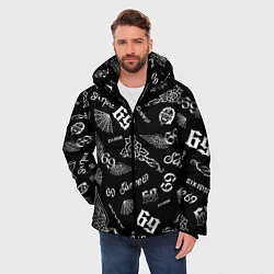 Куртка зимняя мужская 6IX9INE, цвет: 3D-черный — фото 2