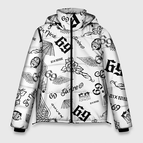 Мужская зимняя куртка 6IX9INE / 3D-Черный – фото 1