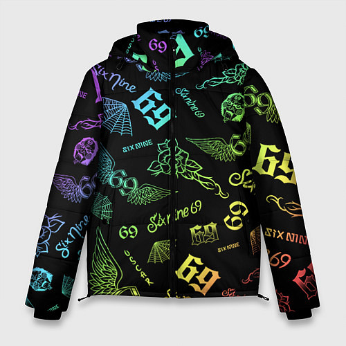 Мужская зимняя куртка 6IX9INE / 3D-Черный – фото 1