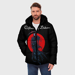 Куртка зимняя мужская Children of Bodom 19, цвет: 3D-светло-серый — фото 2
