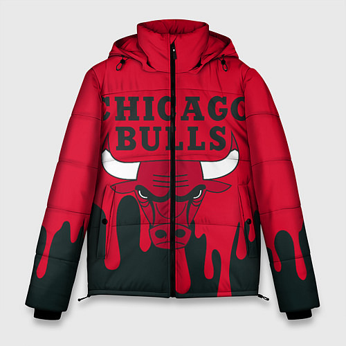 Мужская зимняя куртка Chicago Bulls / 3D-Черный – фото 1