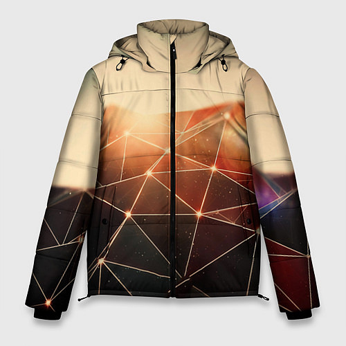 Мужская зимняя куртка ABSTRACT DIGITAL / 3D-Черный – фото 1