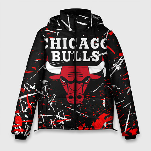 Мужская зимняя куртка CHICAGO BULLS / 3D-Черный – фото 1