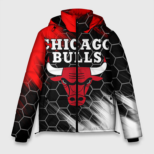 Мужская зимняя куртка CHICAGO BULLS / 3D-Черный – фото 1