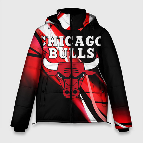 Мужская зимняя куртка CHICAGO BULLS / 3D-Черный – фото 1