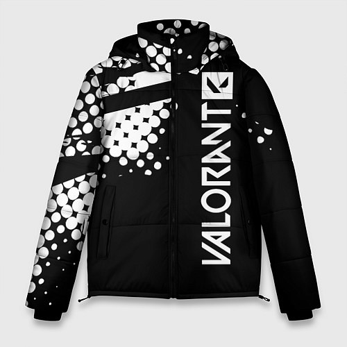 Мужская зимняя куртка Valorant / 3D-Черный – фото 1