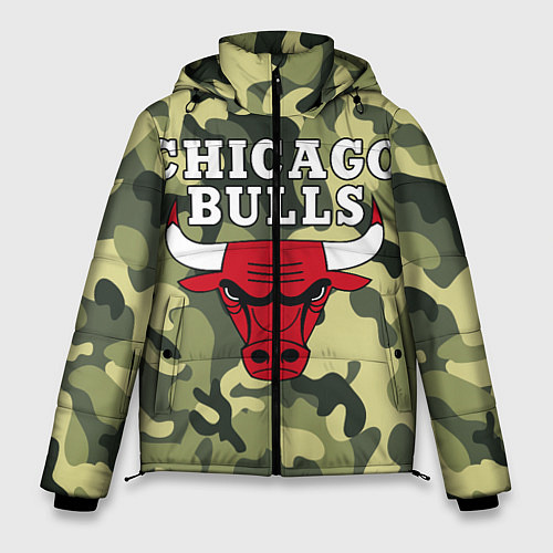 Мужская зимняя куртка CHICAGO BULLS / 3D-Черный – фото 1