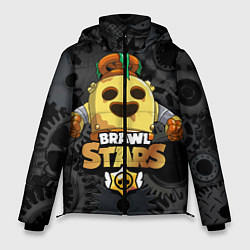 Куртка зимняя мужская Brawl Stars Robot Spike, цвет: 3D-светло-серый