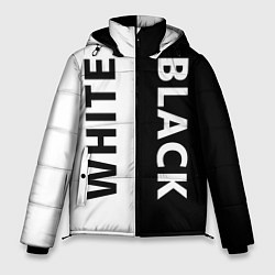 Куртка зимняя мужская BLACK & WHITE, цвет: 3D-черный