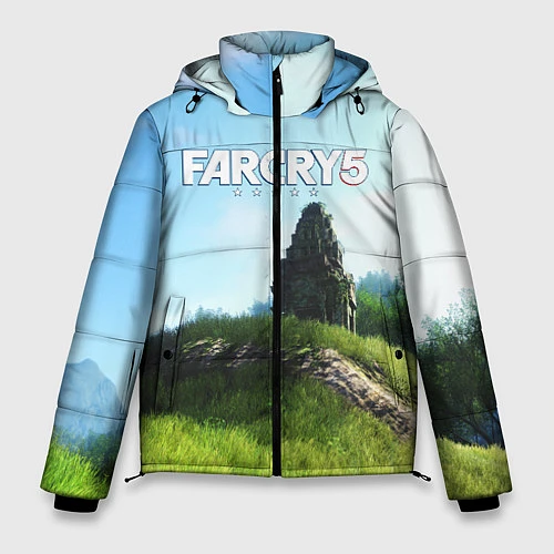 Мужская зимняя куртка FARCRY5 / 3D-Черный – фото 1