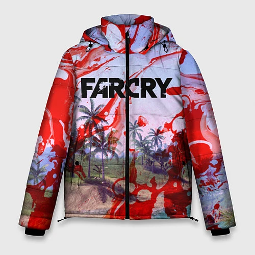 Мужская зимняя куртка FARCRY / 3D-Черный – фото 1