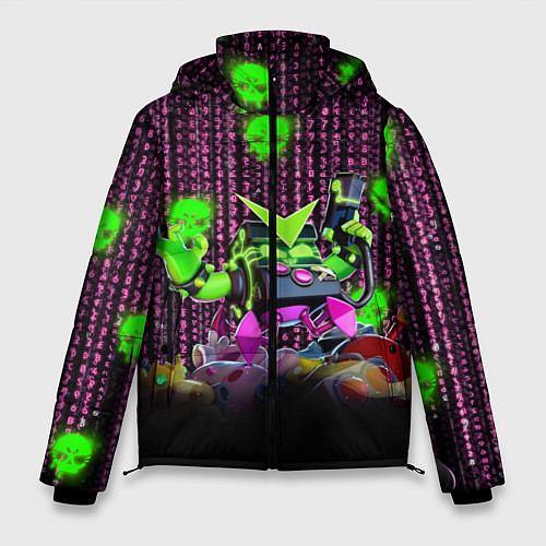 Мужская зимняя куртка Virus 8-Bit / 3D-Черный – фото 1