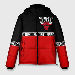 Куртка зимняя мужская CHICAGO BULLS, цвет: 3D-красный