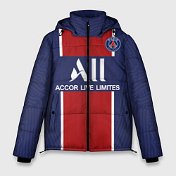 Куртка зимняя мужская PSG home 20-21, цвет: 3D-черный