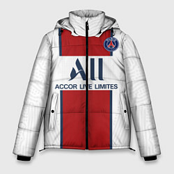 Куртка зимняя мужская PSG away 20-21, цвет: 3D-красный