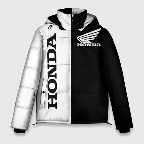 Мужская зимняя куртка HONDA / 3D-Черный – фото 1