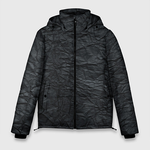 Мужская зимняя куртка Черная Бумага / 3D-Черный – фото 1