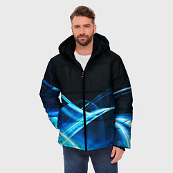 Куртка зимняя мужская DIGITAL BLUE, цвет: 3D-черный — фото 2