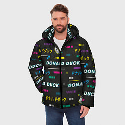 Куртка зимняя мужская Дональд Дак, цвет: 3D-черный — фото 2