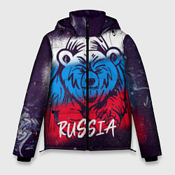 Куртка зимняя мужская Russia Bear, цвет: 3D-светло-серый