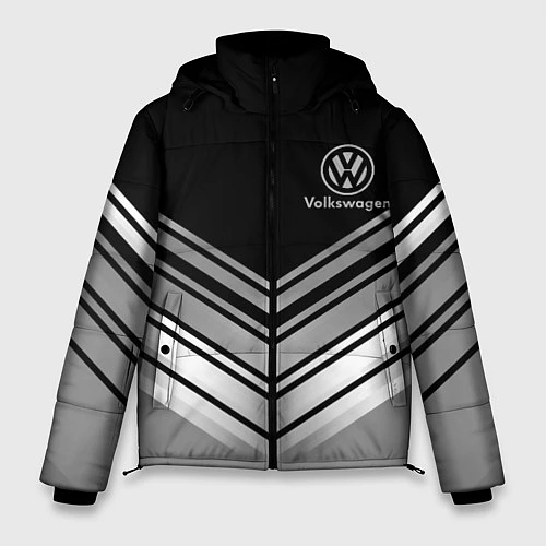Мужская зимняя куртка VOLKSWAGEN / 3D-Черный – фото 1