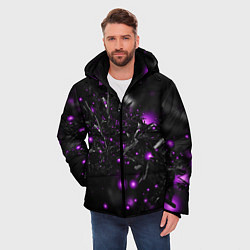Куртка зимняя мужская ABSTRACTION, цвет: 3D-черный — фото 2