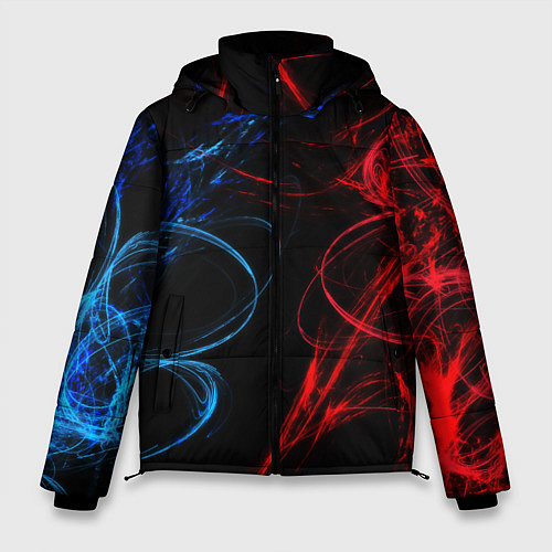 Мужская зимняя куртка SMOKE COLOR / 3D-Черный – фото 1