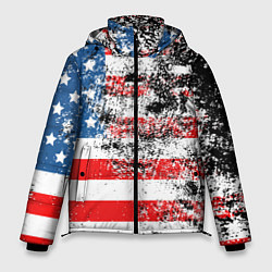 Куртка зимняя мужская США, цвет: 3D-красный