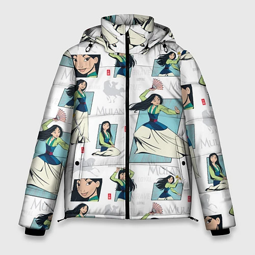 Мужская зимняя куртка Mulan Pattern / 3D-Черный – фото 1