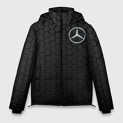 Куртка зимняя мужская MERCEDES-BENZ AMG, цвет: 3D-светло-серый