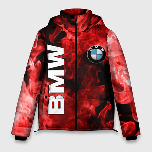 Мужская зимняя куртка BMW FIRE / 3D-Черный – фото 1