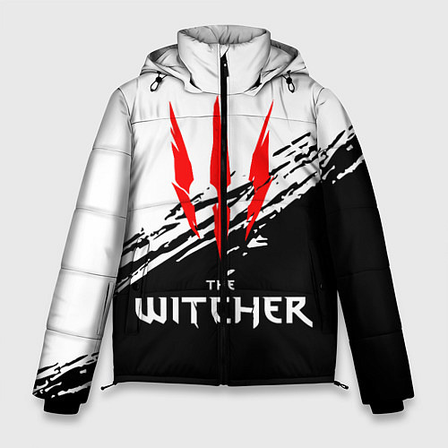 Мужская зимняя куртка The Witcher / 3D-Черный – фото 1