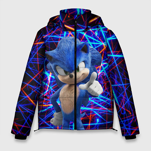 Мужская зимняя куртка Sonic / 3D-Красный – фото 1