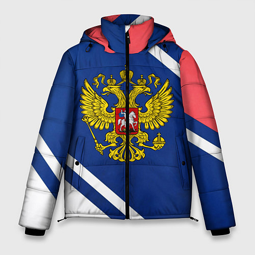 Мужская зимняя куртка RUSSIA SPORT / 3D-Черный – фото 1