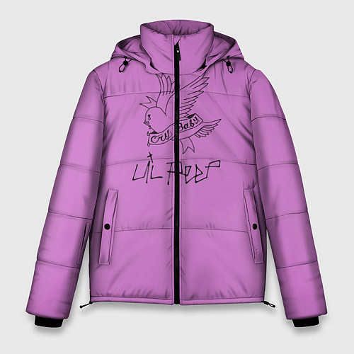 Мужская зимняя куртка Lil peep / 3D-Черный – фото 1