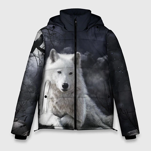 Мужская зимняя куртка БЕЛЫЙ ВОЛК D / 3D-Черный – фото 1