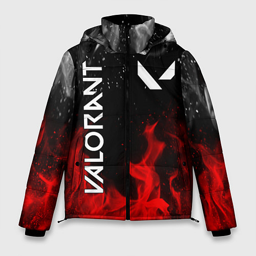 Мужская зимняя куртка VALORANT ВАЛОРАНТ / 3D-Черный – фото 1