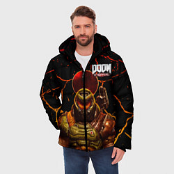 Куртка зимняя мужская Doom Eternal, цвет: 3D-черный — фото 2