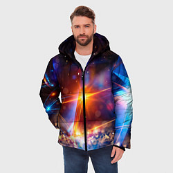 Куртка зимняя мужская Geometry light, цвет: 3D-красный — фото 2