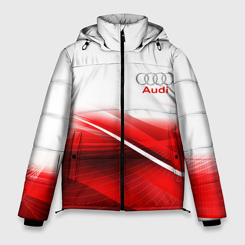 Мужская зимняя куртка AUDI / 3D-Черный – фото 1
