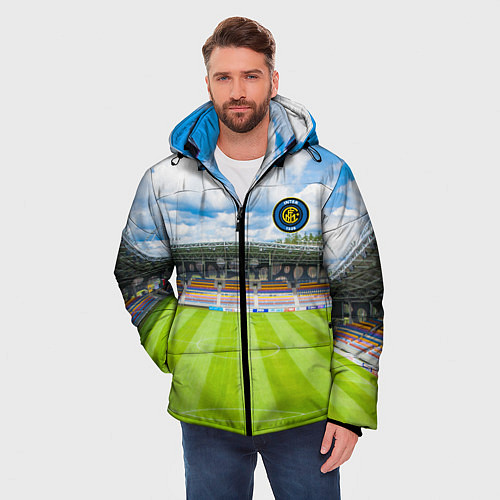 Мужская зимняя куртка FC INTER / 3D-Светло-серый – фото 3