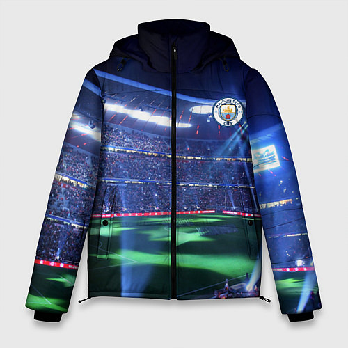 Мужская зимняя куртка FC MANCHESTER CITY / 3D-Красный – фото 1