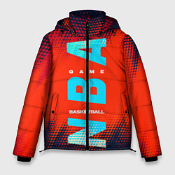 Куртка зимняя мужская NBA, цвет: 3D-черный