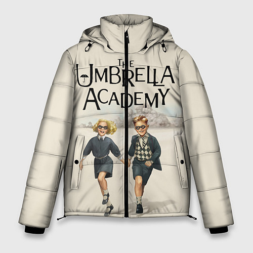 Мужская зимняя куртка The umbrella academy / 3D-Черный – фото 1