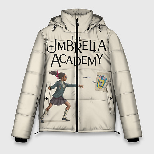 Мужская зимняя куртка The umbrella academy / 3D-Черный – фото 1