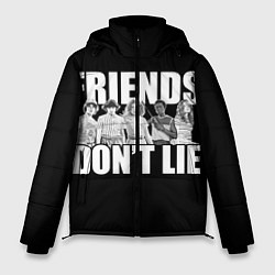 Куртка зимняя мужская Friends Dont Lie, цвет: 3D-черный