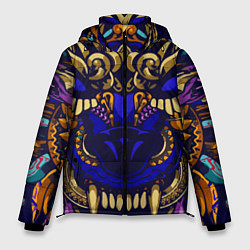 Куртка зимняя мужская Король волков, цвет: 3D-черный